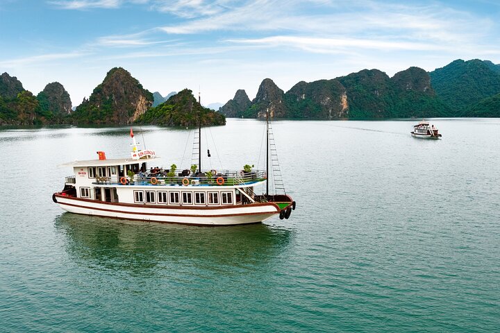 Ha Long Cruise Experience with Kayaking, Cave and Titov Island - Image 1