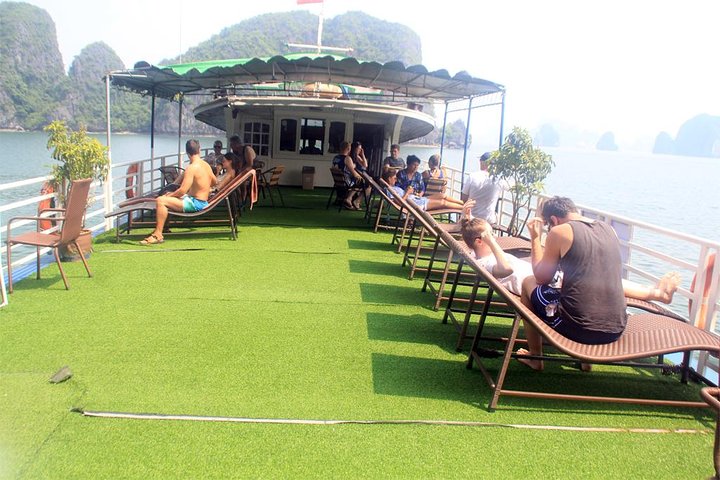 Halong bay full day trip: Visit Surprise cave, Titop island, kayaking & swimming - Image 5