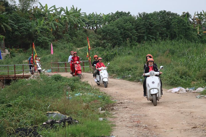  Hanoi Vespa Countryside Tour With Female Ao Dai Riders Half Day - Image 3