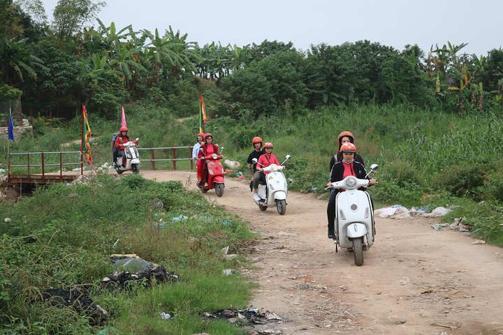  Hanoi Vespa Countryside Tour With Female Ao Dai Riders Half Day - Image 4
