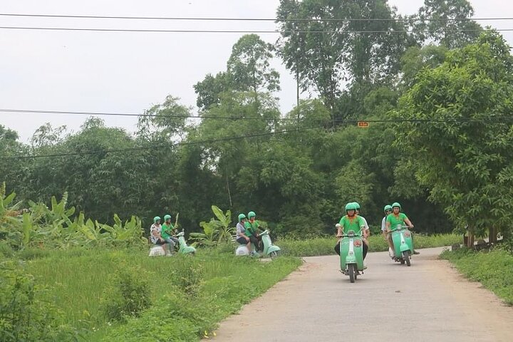 Ninh Binh Vespa Start from Hanoi + Boat + Villages +Rice Paddies - Image 2