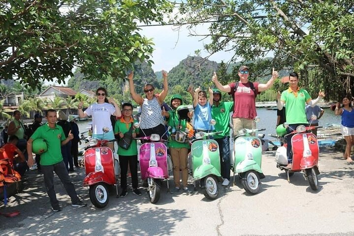 Ninh Binh Vespa Start from Hanoi + Boat + Villages +Rice Paddies - Image 3