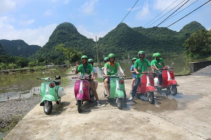 Ninh Binh Vespa Start from Hanoi + Boat + Villages +Rice Paddies - Image 4