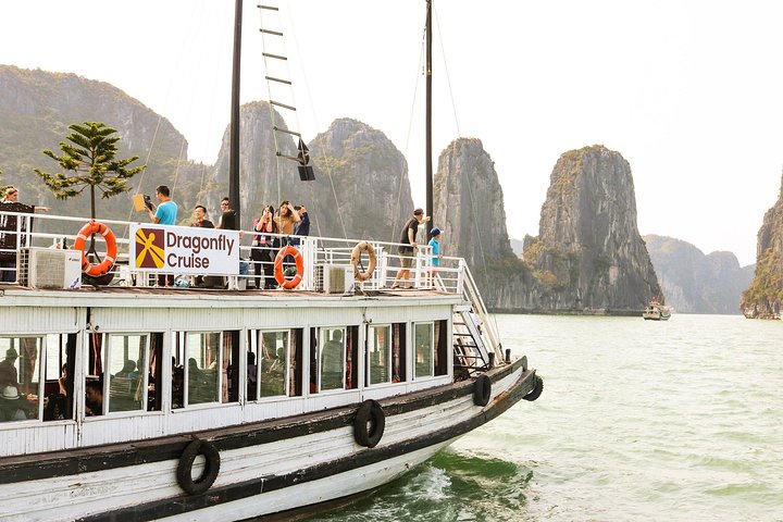 Small Group Halong Day Tour: Islands, Cave, Kayak. Lunch. Expressway Transfers - Image 1