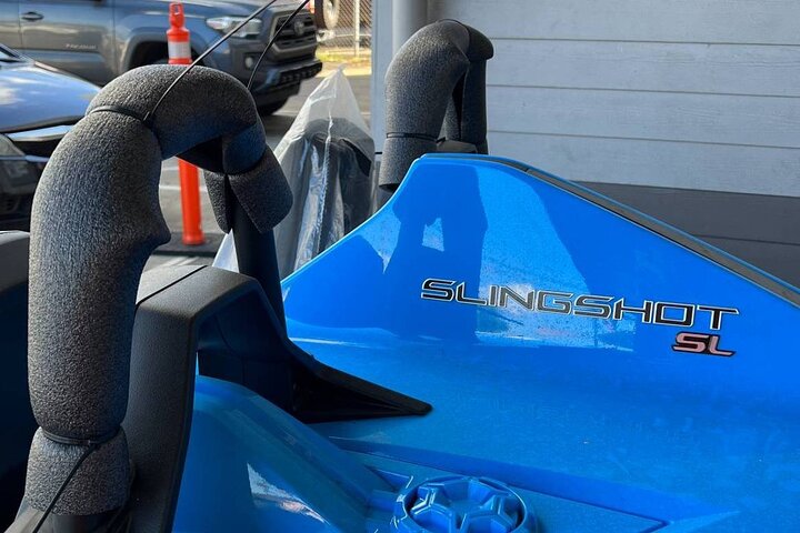 Origamitours | Polaris Sling Shot Rental - SL w/ Tech Package - Metalic Blue - Image 5