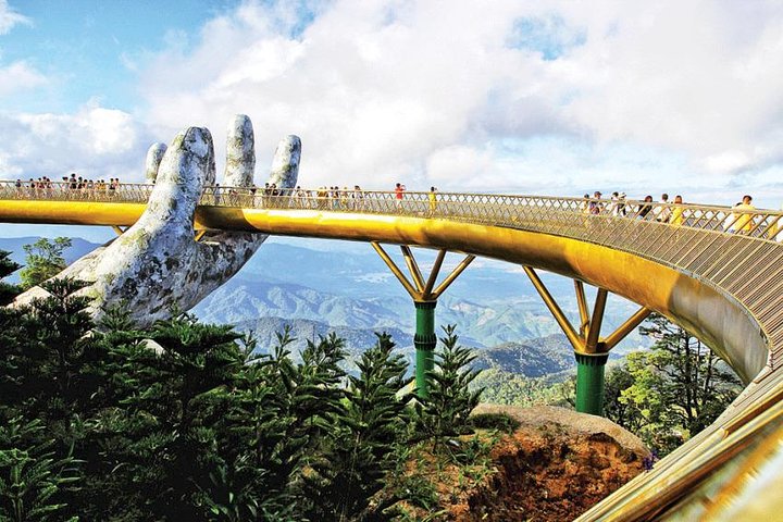 Golden Bridge Trip with Guide, Lunch&transfer from Chan May Port - Image 1
