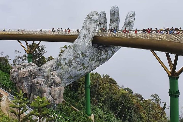 Shore Excursion Small Group to Visit GOLDEN BRIDGE BA NA HILLS & DA NANG CITY - Image 1