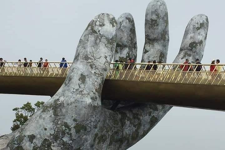 Shore Excursion Small Group to Visit Golden Bridge,Dragon Bridge,Marble Mountain - Image 2