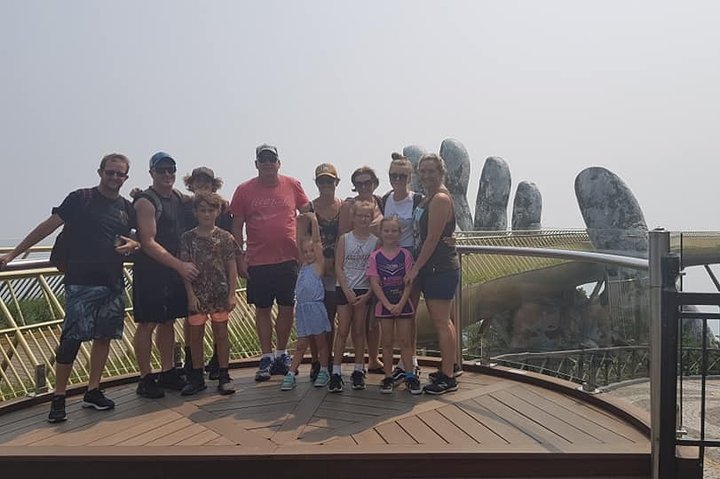 Shore Excursion to Golden Bridge- Dragon Bridge- Marble Mountain-Monkey Mountain - Image 1
