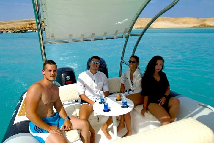 4-Hour Swim with Dolphins and Subwing Game in a Private Speedboat in Hurghada - Image 3