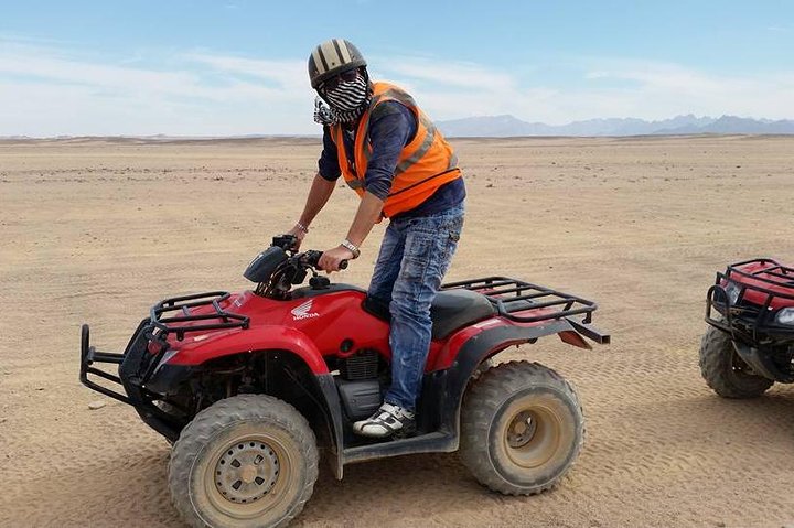 Half-Day Desert Quad Bike Safari to Bedouin Village from Hurghada - Image 1