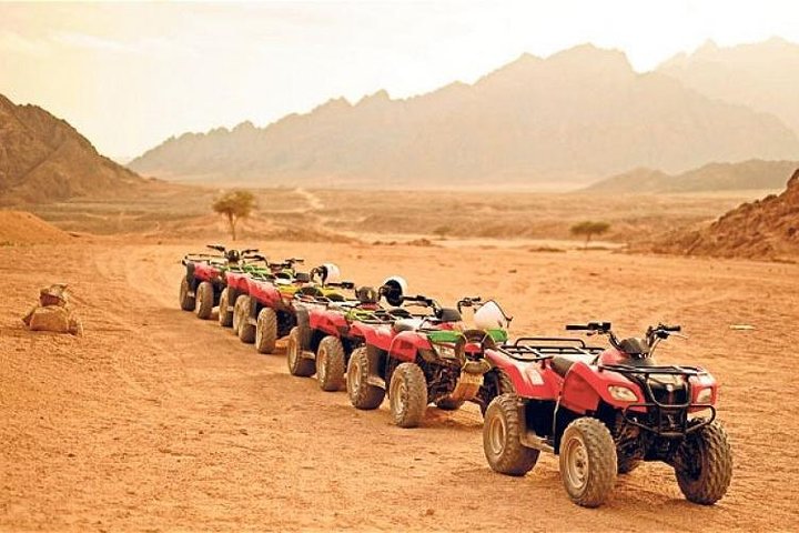 Hurghada, Red Sea sunset desert safari trip by quad bike - Image 1