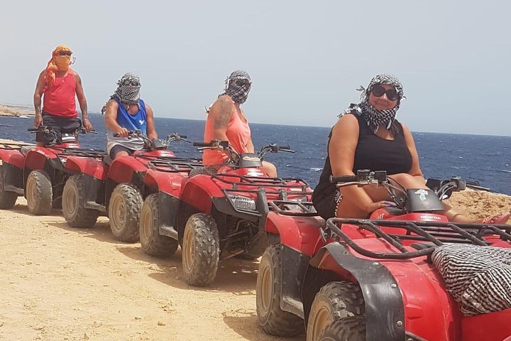 quad bike along coastline  - Image 1