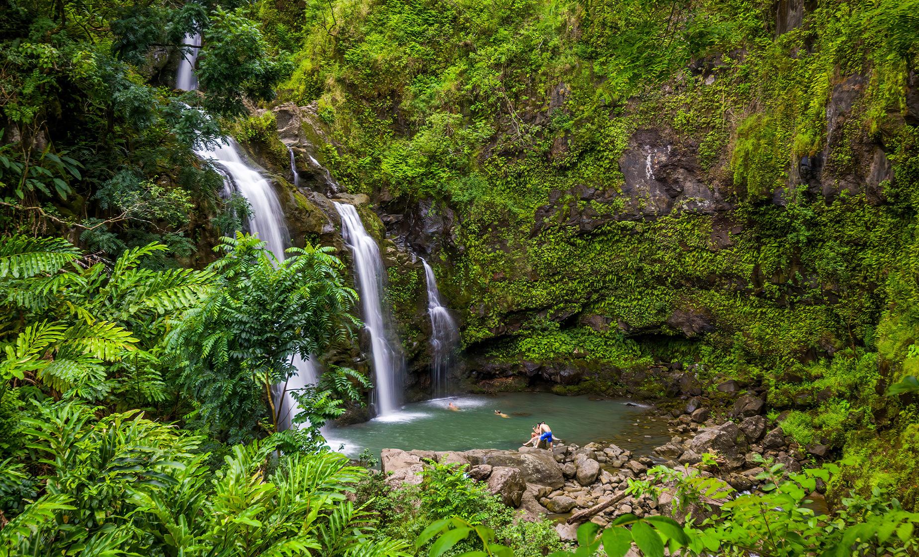 Hana Trek by Land and Sky from Kahului - Image 1