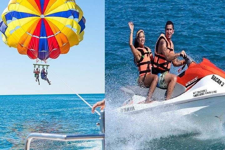 Parasailing and Jet Ski Watersports Koh Samui beach with Round-trip transfer - Image 1