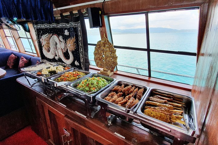 Private Full-Day Red Dragon Yacht for Snorkeling Koh Tan & Visit Pink Dolphin - Image 2
