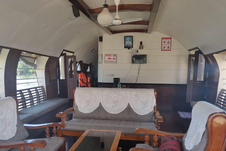Private Alleppey Houseboat Cruise with Overnight Stay from Kochi - Image 1