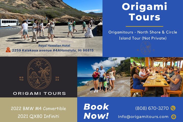 Origamitours |North Shore & Circle Island Tour (Not Private) - Image 1