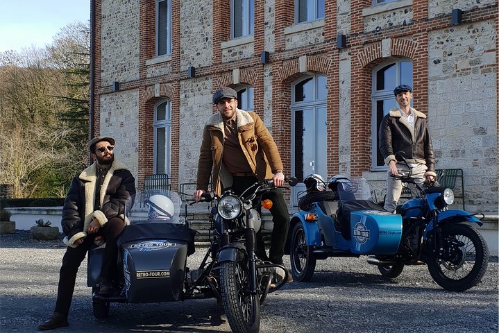 Half Day tour in Vintage Sidecar Motorcycle from le Havre or Honfleur - Image 1