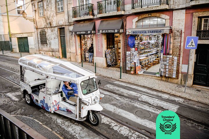 Lisbon Historic Center Private Tuk Tuk Tour 3h - Image 1