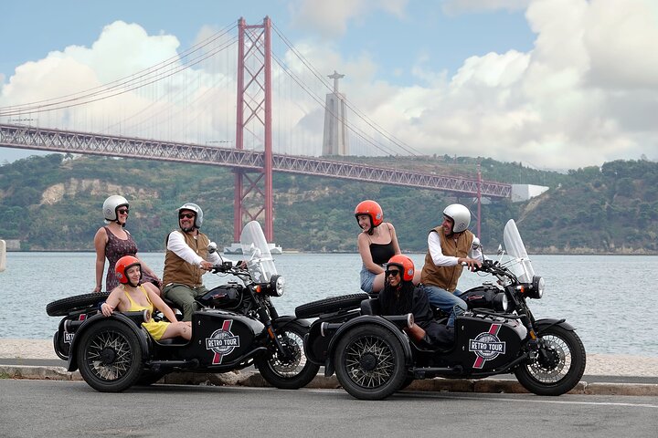 Private & Guided Tour of Lisbon and Cristo Rei by Sidecar - Image 1