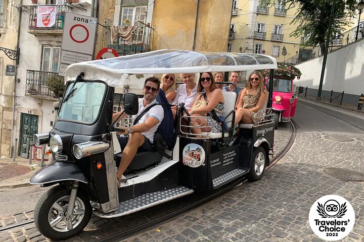 True 4Hour/Half day TukTuk Tour of Lisbon - Local Overview! - Image 1