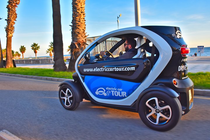  Malaga Highlights by Electric Car with Port Pick up - Image 4