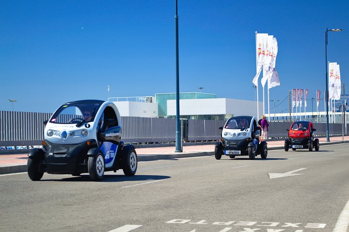  Malaga Highlights by Electric Car with Port Pick up - Image 3