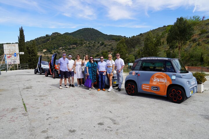  Malaga Highlights by Electric Car with Port Pick up - Image 2