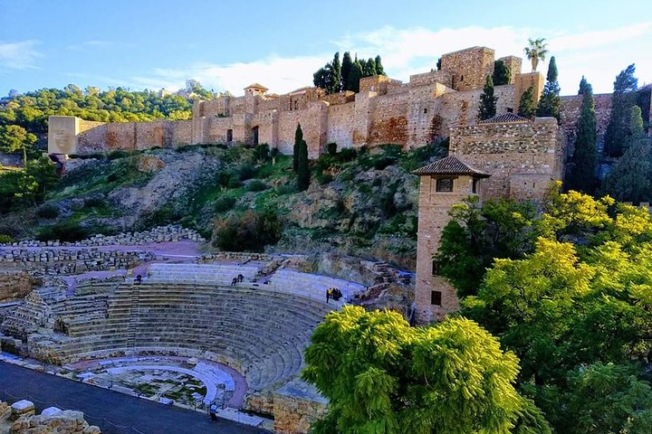 Malaga Shore Excursion: scenic & walking tour, Alcazaba visit with wine tasting - Image 1