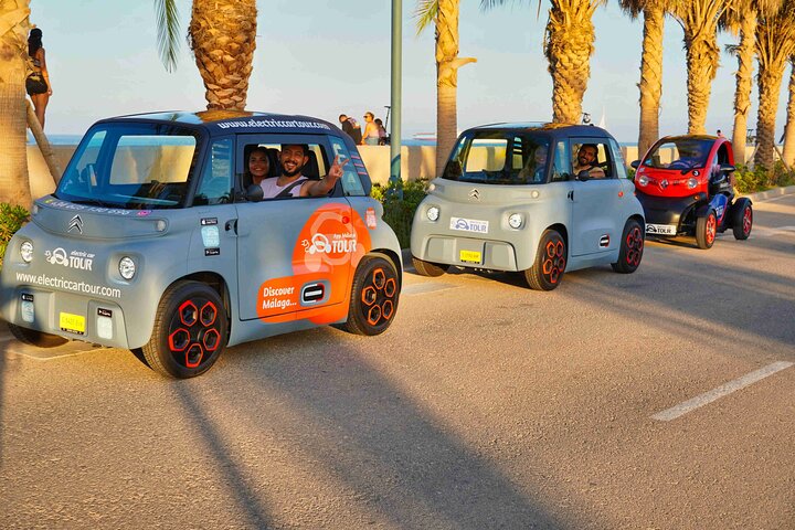 Night tour in Malaga by Electric Car.Enjoy the sunset - Image 1