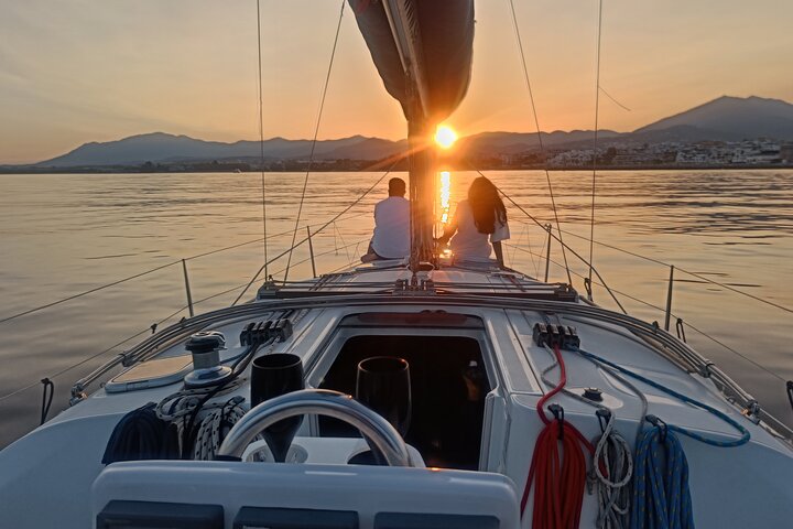 Sunset Sailing on a Private Sailboat Puerto Banús Marbella - Image 1