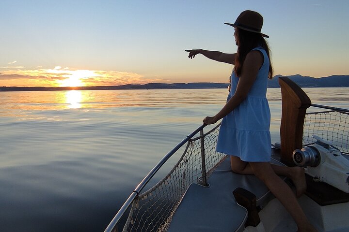 Boat ride at sunset + Glass of Cava + Seafood Tapa - Image 5