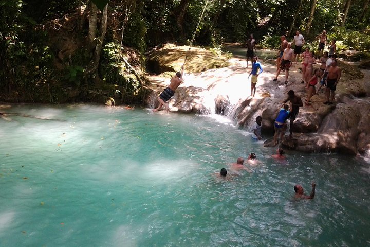 Blue Hole Adventure with Horseback Riding from Montego Bay - Image 1