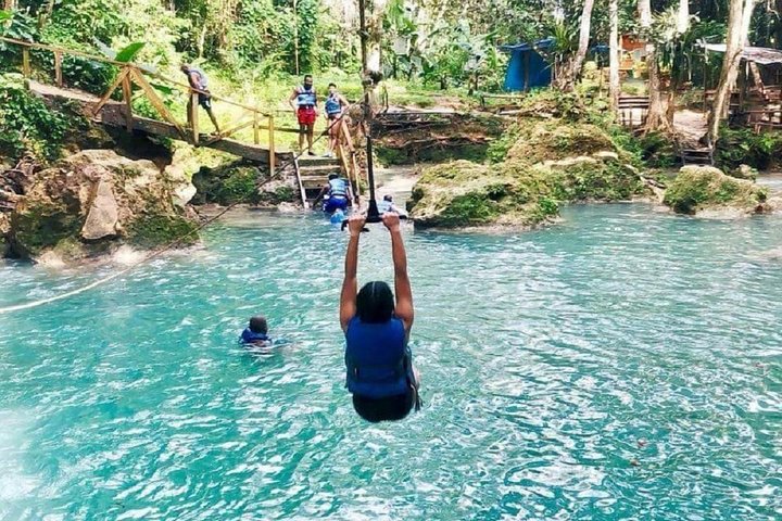 Blue Hole and River Gully Rainforest Adventure Tour from Falmouth - Image 1
