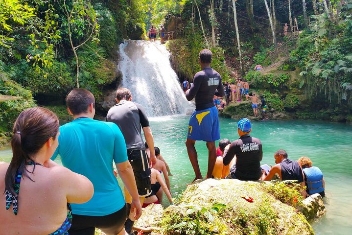 Blue Hole Falls & White River Tubing from Falmouth Jamaica - Image 1