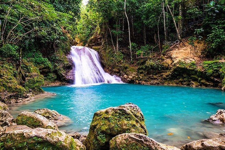 Blue Hole Secret Falls and River Tubing Tour - Image 3
