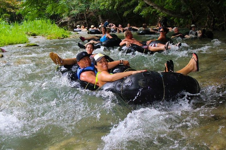Blue Hole Secret Falls and River Tubing Tour - Image 2