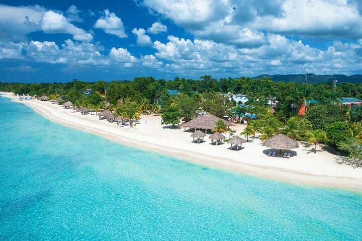 Doctors cave beach, Margaritaville,Glass bottom boat ride, and snorkeling combo - Image 1