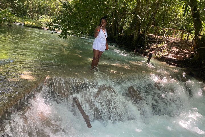 Dunns River Falls And Blue Hole Secret Falls Combine Tour From Montego Bay - Image 4