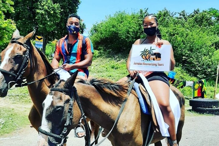 Dunn's River Falls Climb, Zipline and Horseback Riding Private Tour - Image 4