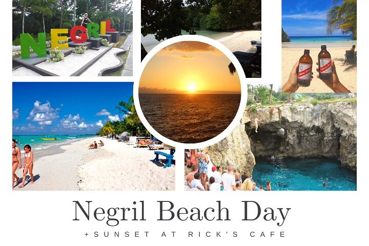 Negril Private and Public Beach with Ricks Cafe from Montego Bay - Image 1