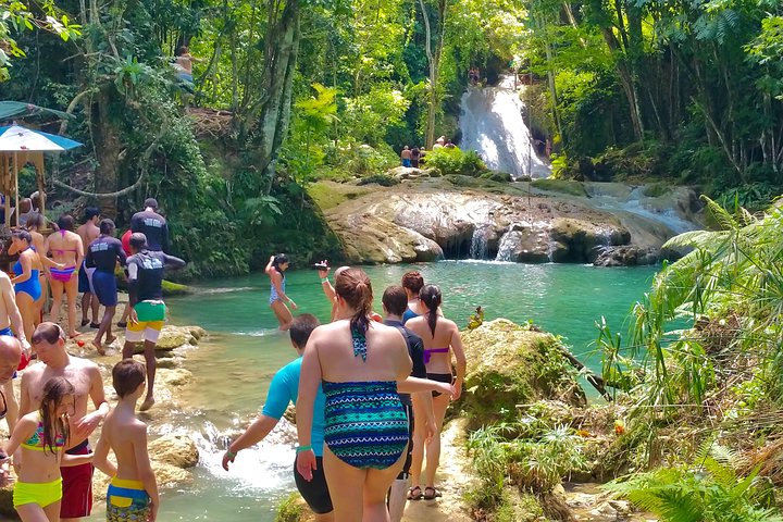 Ocho Rios Highlights, Blue Hole Secret Falls, and Jerk Stop from Falmouth - Image 1
