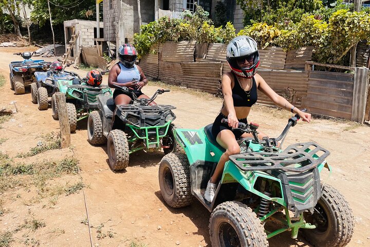 Private combo Dunn’s river falls with zip line ATV day Tour - Image 1