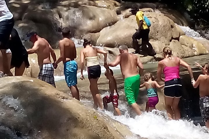 Private Double Waterfalls Tour from Falmouth: Dunn's River Plus Blue Hole Falls - Image 1
