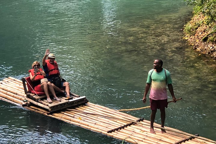 Private Martha Brae River Bamboo Rafting Tour Inclusive with Bus Transportation  - Image 1