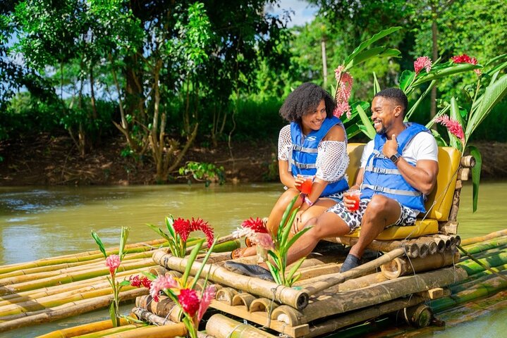 Reggae Rafting Experience with Power Snorkel Party Cruise - Image 1