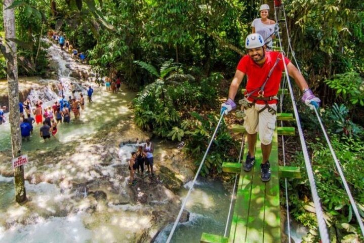 Zipline and Dunns River falls Combo with lunch from Montego Bay  - Image 2