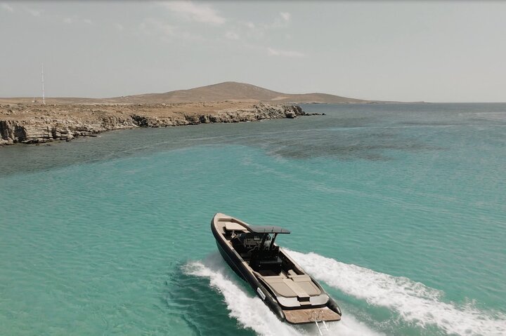 5 hour Private Yacht Cruise in Delos Rhenia Mykonos Skipper 42 - Image 1