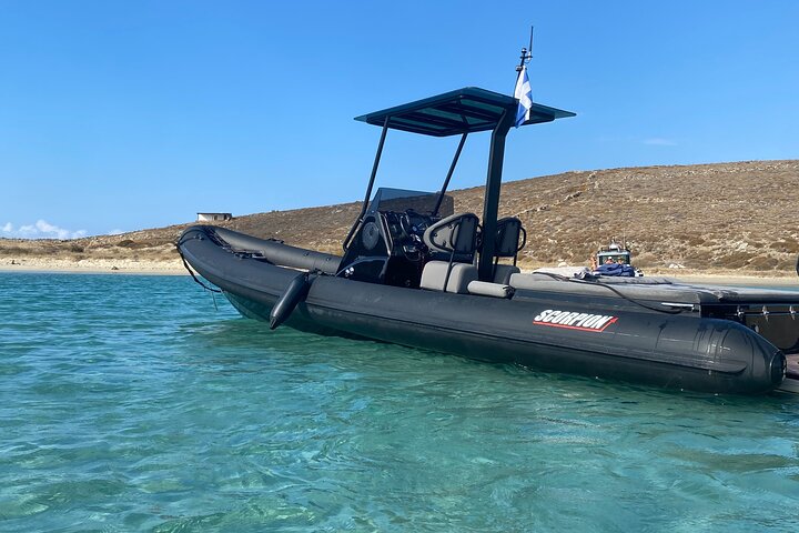 5 hour Private Yacht Cruise in Mykonos Scorpion 28  - Image 2